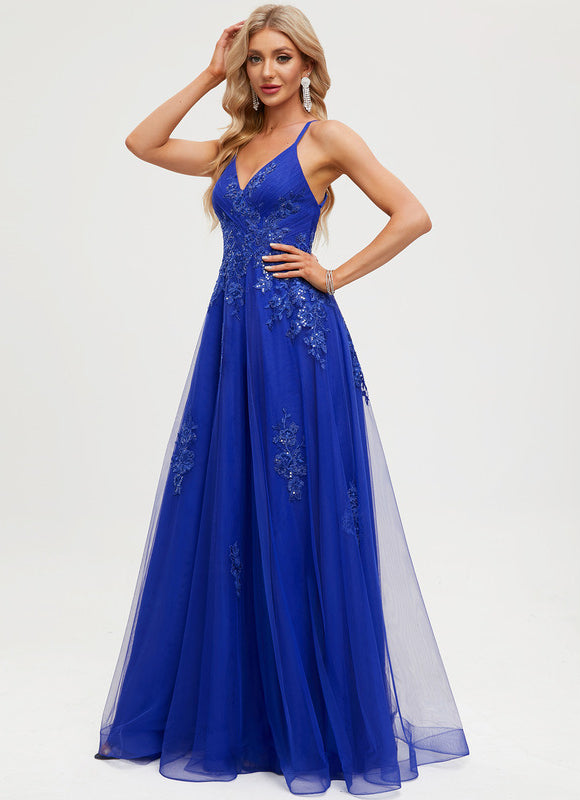 Robe Chic Bleue Étoilée - gallery 4