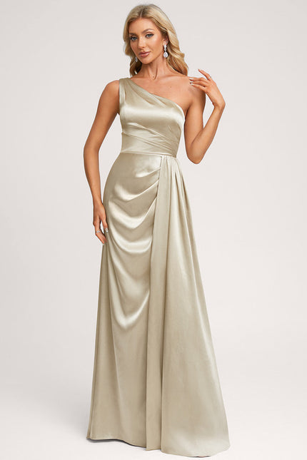 Robe Chic Satinée Éclipse Céleste