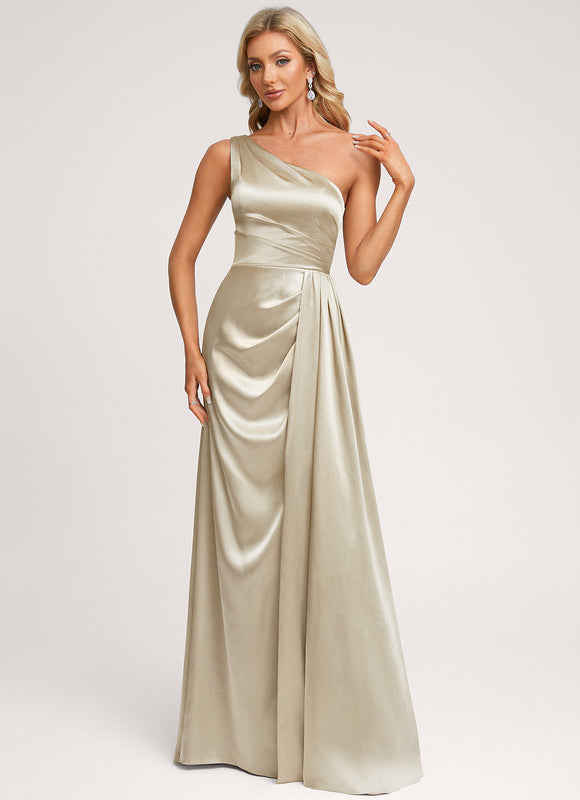 Robe Chic Satinée Éclipse Céleste