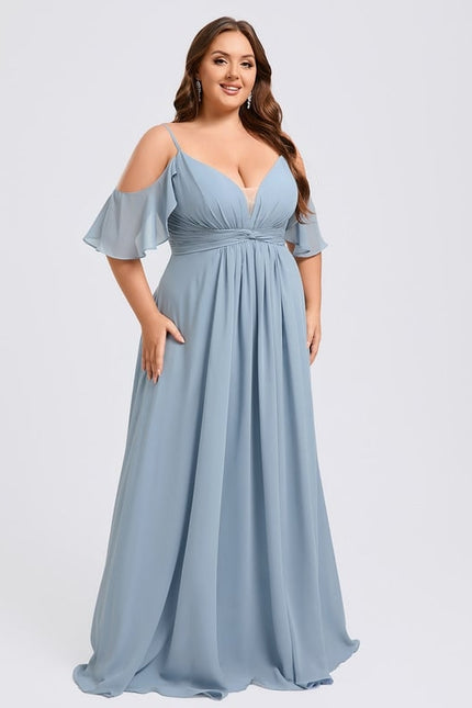 Robe Chic Fluide Ciel - gallery 7