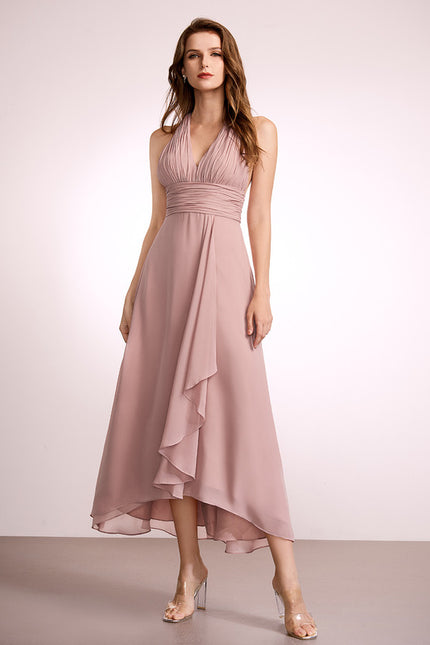Robe Chic Mousseline Asymétrique - gallery 1