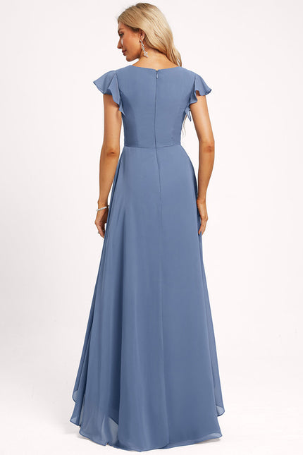 Robe Chic Fluide Bleu Nuit - gallery 5