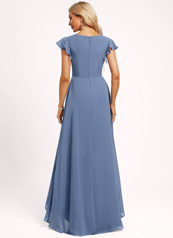 Robe Chic Fluide Bleu Nuit - gallery 5