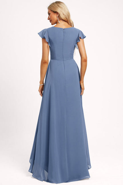 Robe Chic Fluide Bleu Nuit - gallery 5