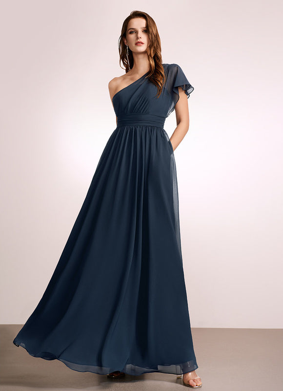 Robe Chic Asymétrique Beige
