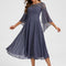 Robe Chic Longue Évasée Élégante