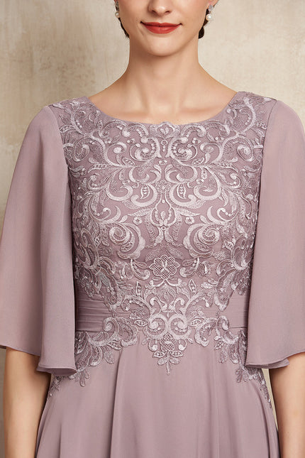 Robe Chic Flottante Mauve - gallery 7