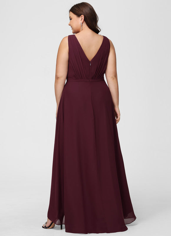 Robe Chic Mousseline Asymétrique - gallery 7