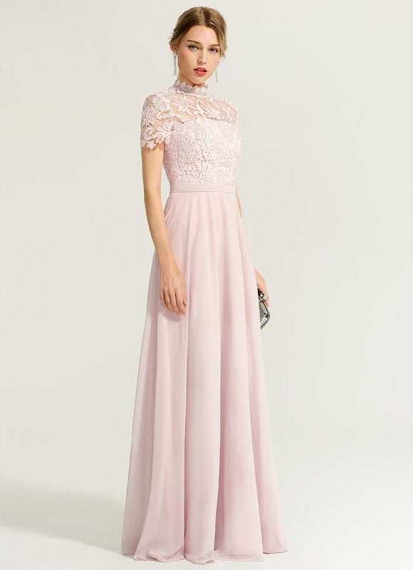 Robe Chic Élégance Rosée Légère - gallery 7