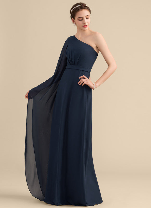 Robe Chic Asymétrique Beige - gallery 2