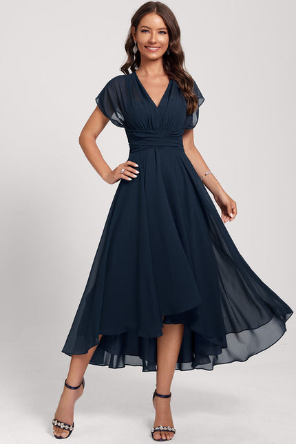 Robe Chic Asymétrique Émeraude - gallery 8