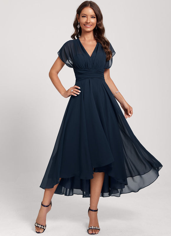 Robe Chic Asymétrique Émeraude - gallery 8