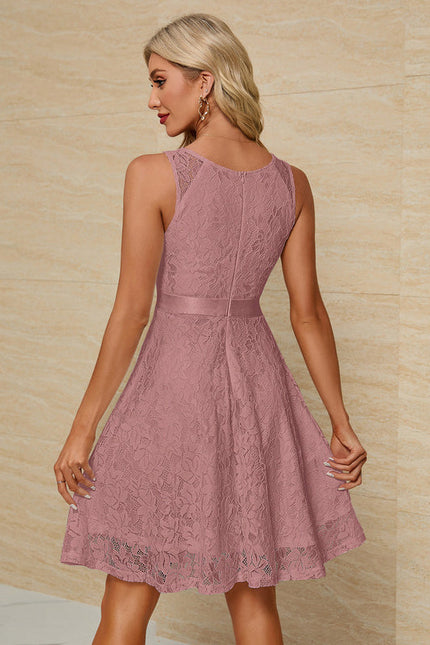 Robe Chic Mi-Longue Ajourée - gallery 9