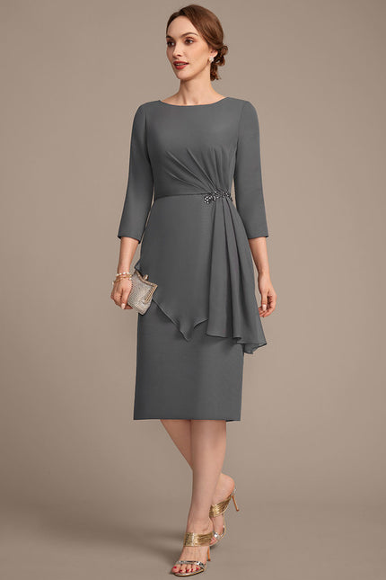 Robe Chic Bleu Élégant - gallery 3