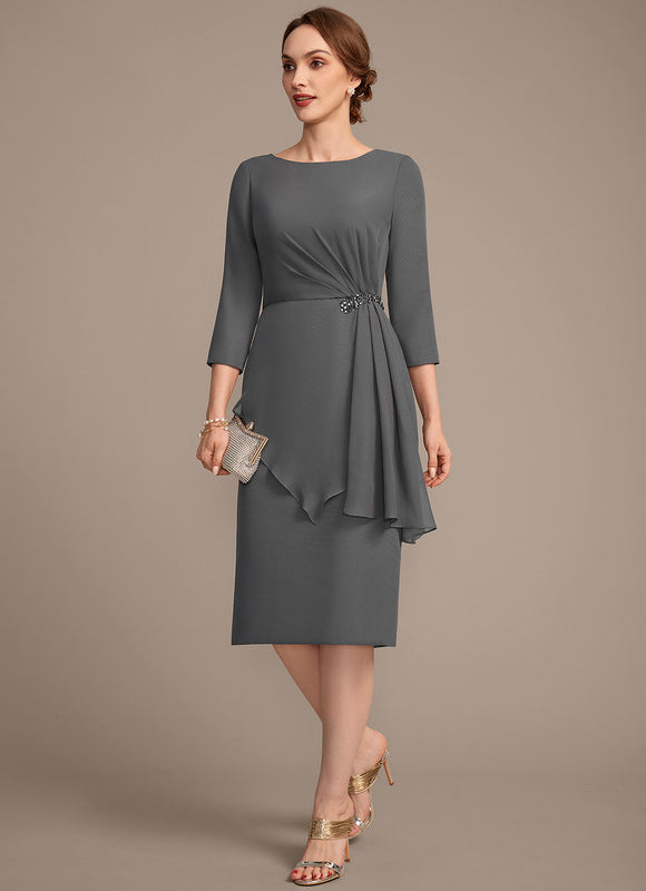 Robe Chic Bleu Élégant - gallery 3