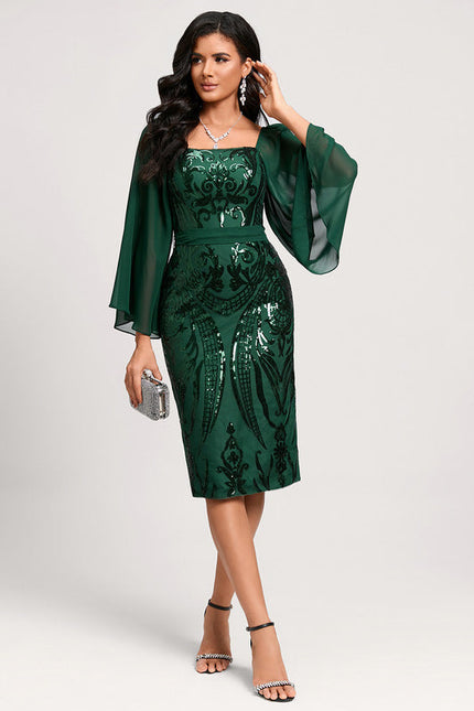 Robe Chic Mousseline Pailletée