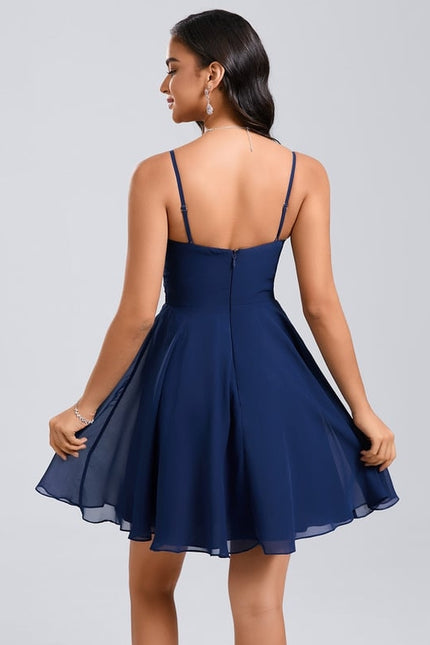 Robe Chic Courte Marine - gallery 7