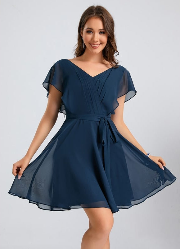 Robe Chic Courte Marine