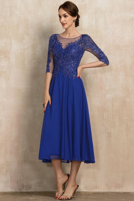 Robe Chic Aérienne Azur - gallery 3