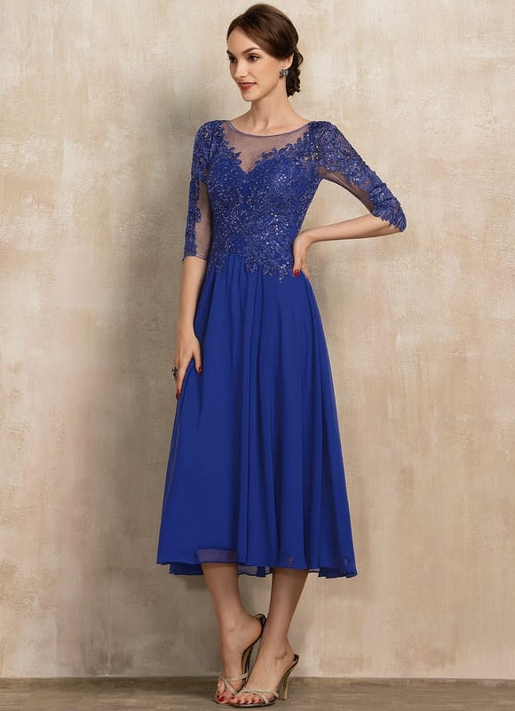 Robe Chic Aérienne Azur - gallery 3