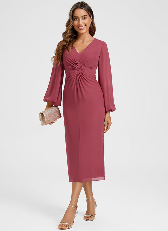 Robe De Cocktail Pour Mariage Chic Longue - gallery 1