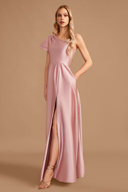 Robe Chic Satinée Moderne - gallery 2