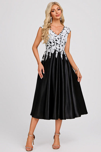 Robe Chic Noire Et Blanche - gallery 2