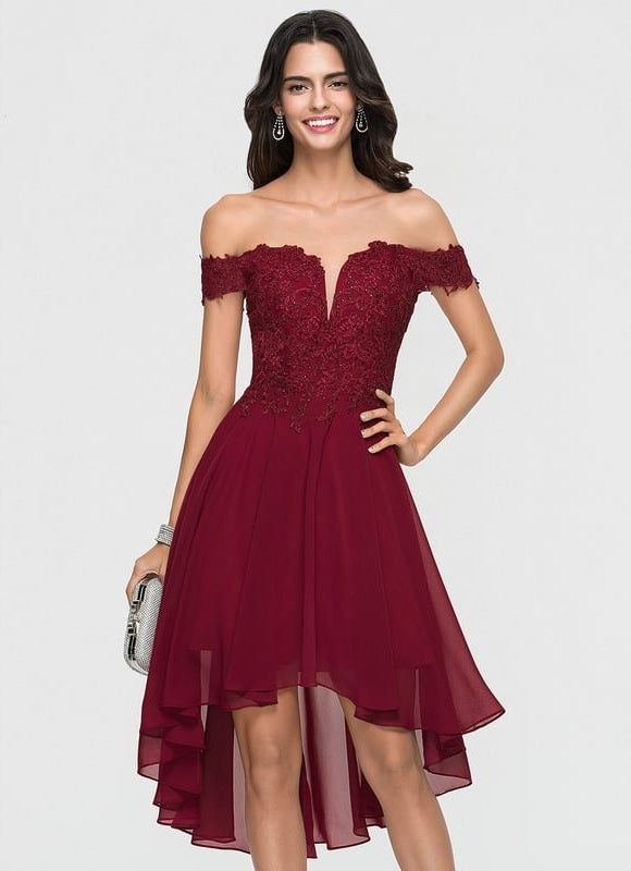 Robe Chic Élégance Rubis Aérienne