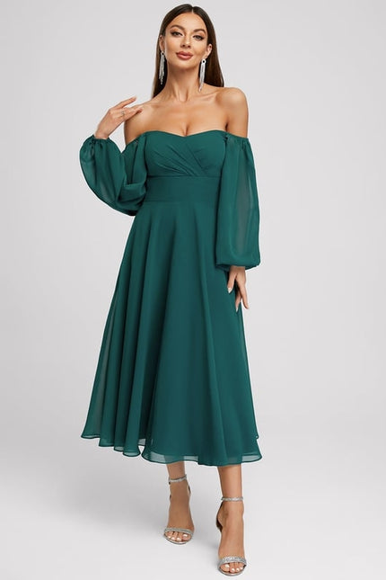 Robe Chic Émeraude Aérienne - gallery 2