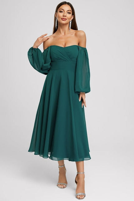 Robe Chic Émeraude Aérienne - gallery 2