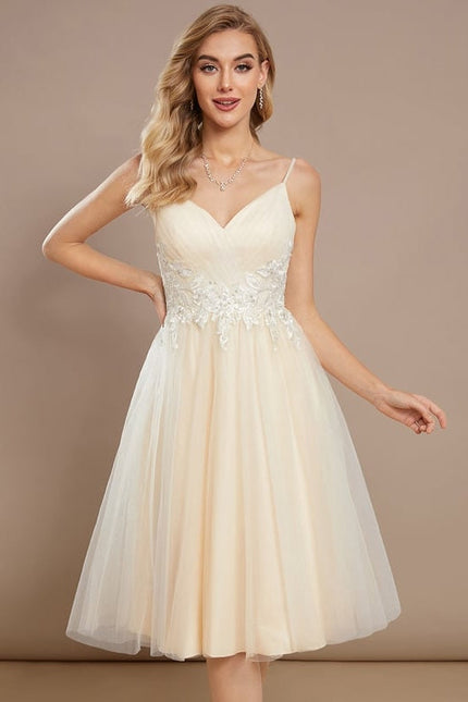 Robe Chic Tulle Crème - gallery 1