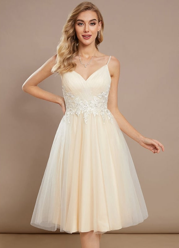 Robe Chic Tulle Crème - gallery 1