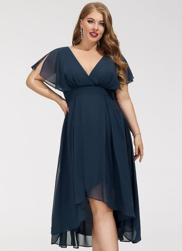 Robe Chic Asymétrique Vaporeuse - gallery 7
