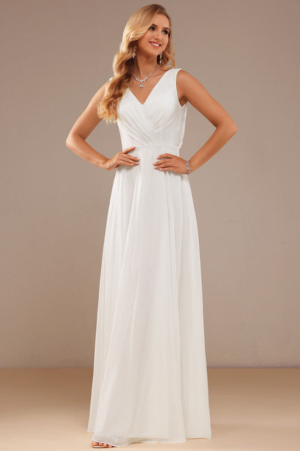 Robe Blanche Plage Chic - gallery 1