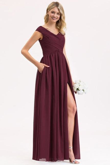 Robe Chic Violet Élégant - gallery 2