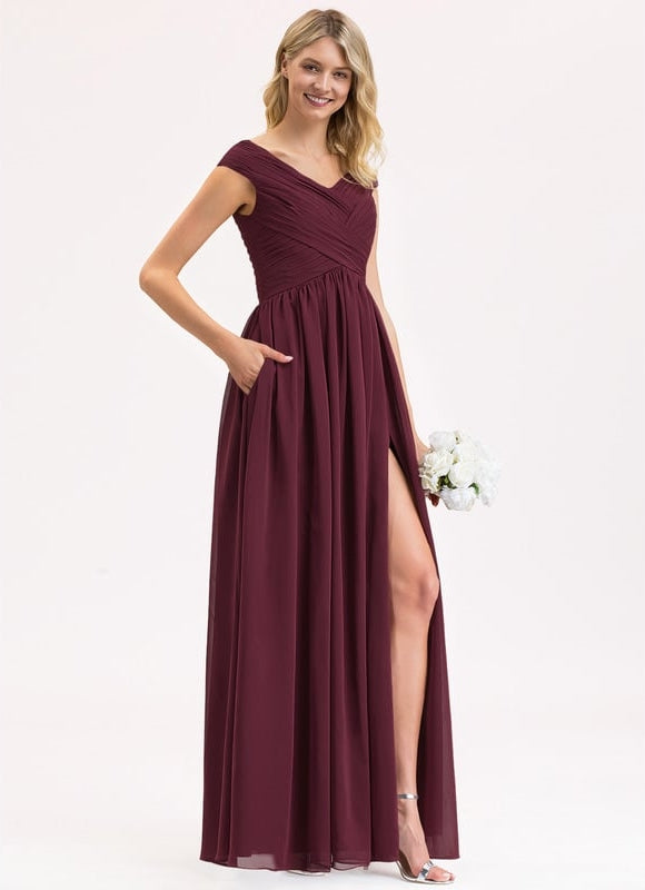 Robe Chic Violet Élégant - gallery 2