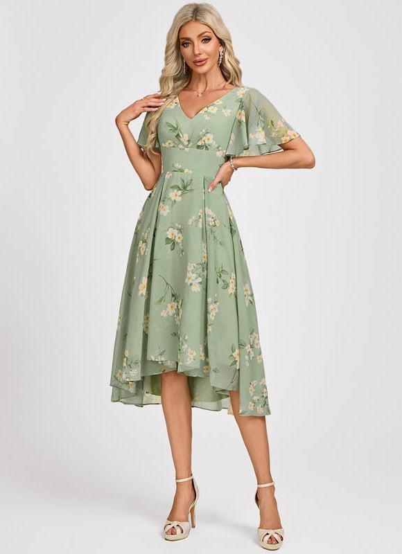 Robe Chic Fluide Bleu Nuit - gallery 2