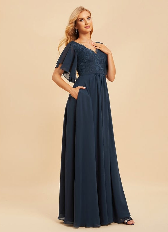 Robe Chic Élégance Rosée - gallery 2