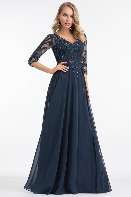 Robe Chic Longue Émeraude Élégante - gallery 3