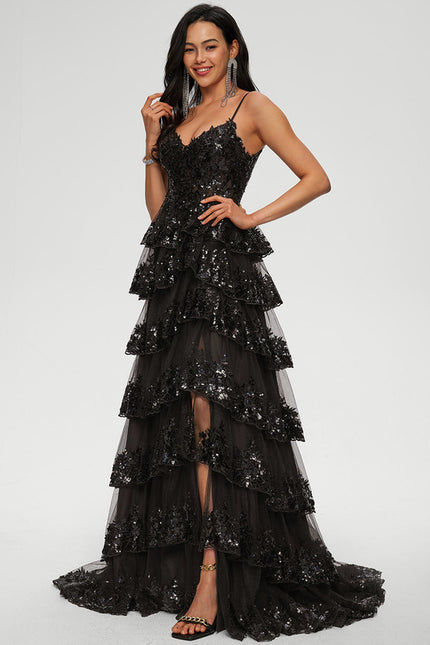 Robe Chic Étoilée Noir - gallery 3