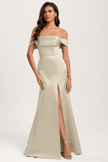 Robe Chic Satinée Vert Pâle - gallery 8