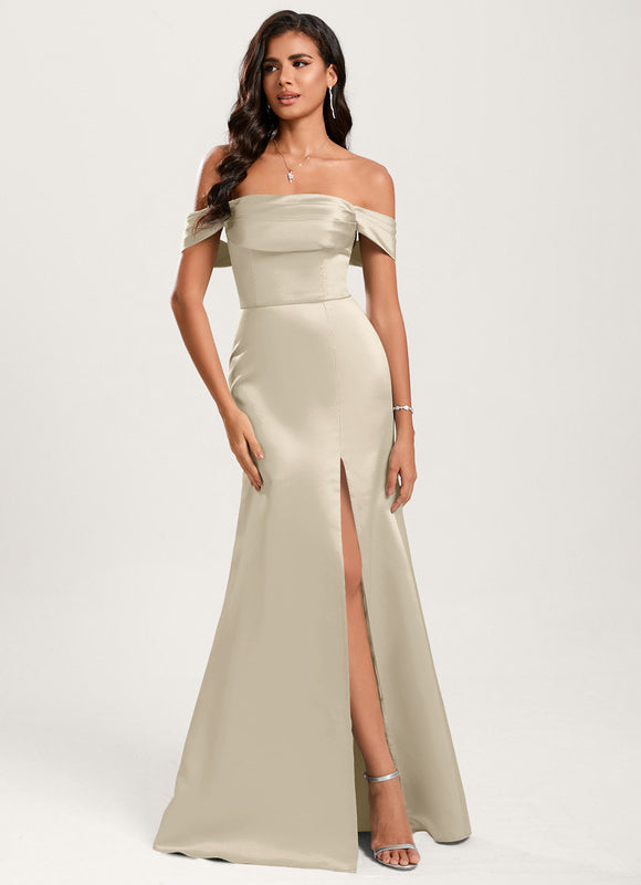 Robe Chic Satinée Vert Pâle - gallery 8