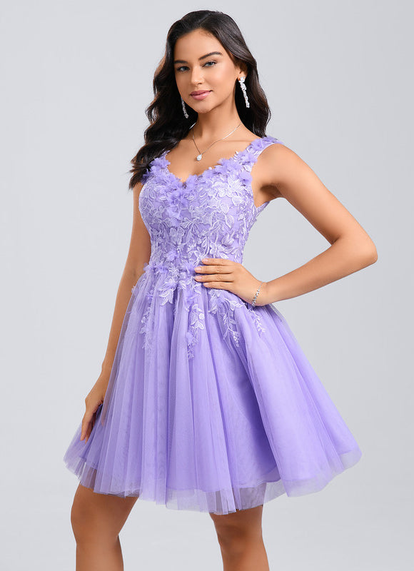 Robe Chic Tulle Lavande - gallery 2