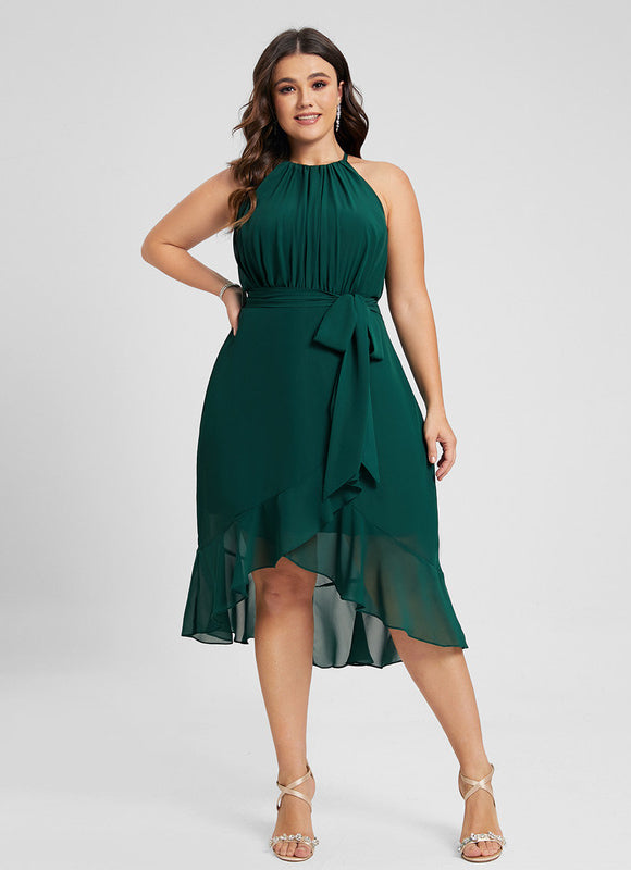 Robe Chic Ondée Émeraude - gallery 9
