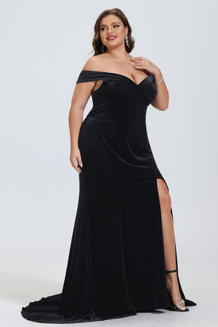 Robe Chic Velours Noire - gallery 8