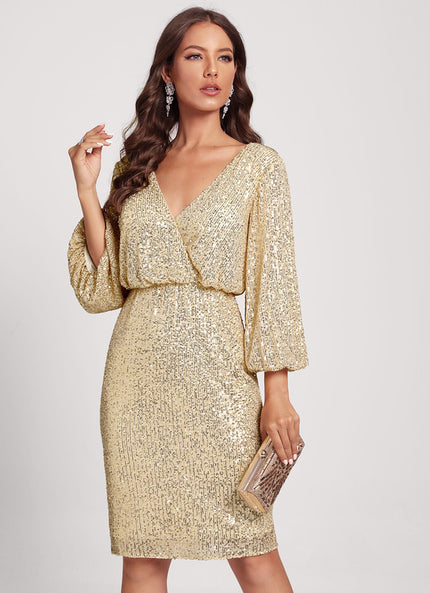 Robe Chic Lueur Dorée