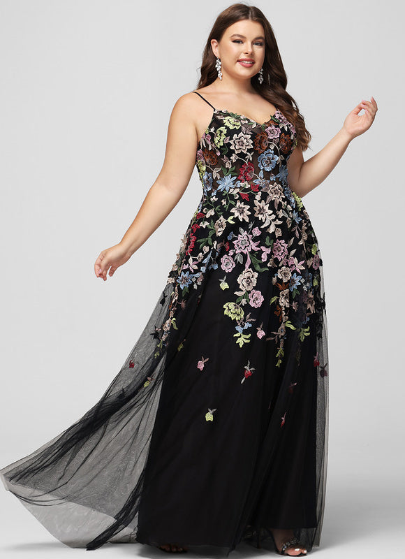 Robe Chic Fleurir Sombre - gallery 6