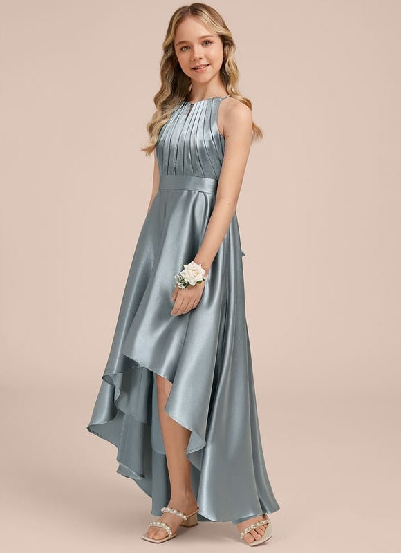 Robe Chic Émeraude Satinée - gallery 4
