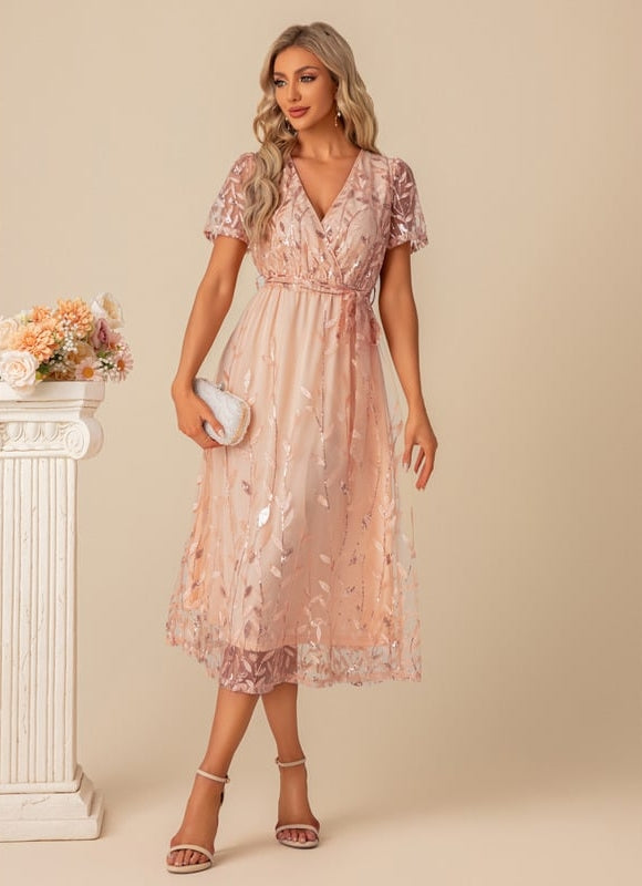 Robe Chic Cocktail Pailletée