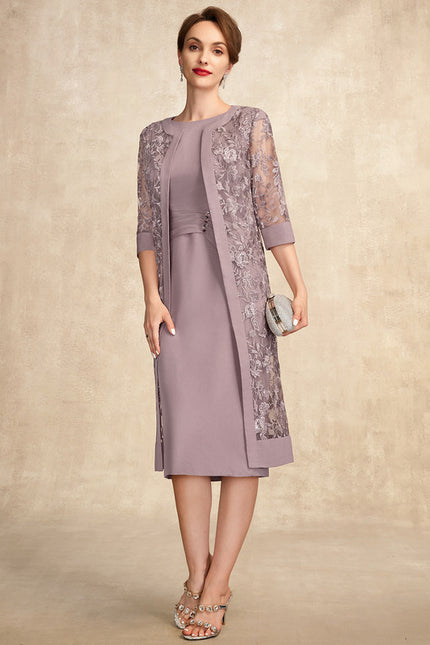 Robe Chic Élégance Lilas - gallery 6